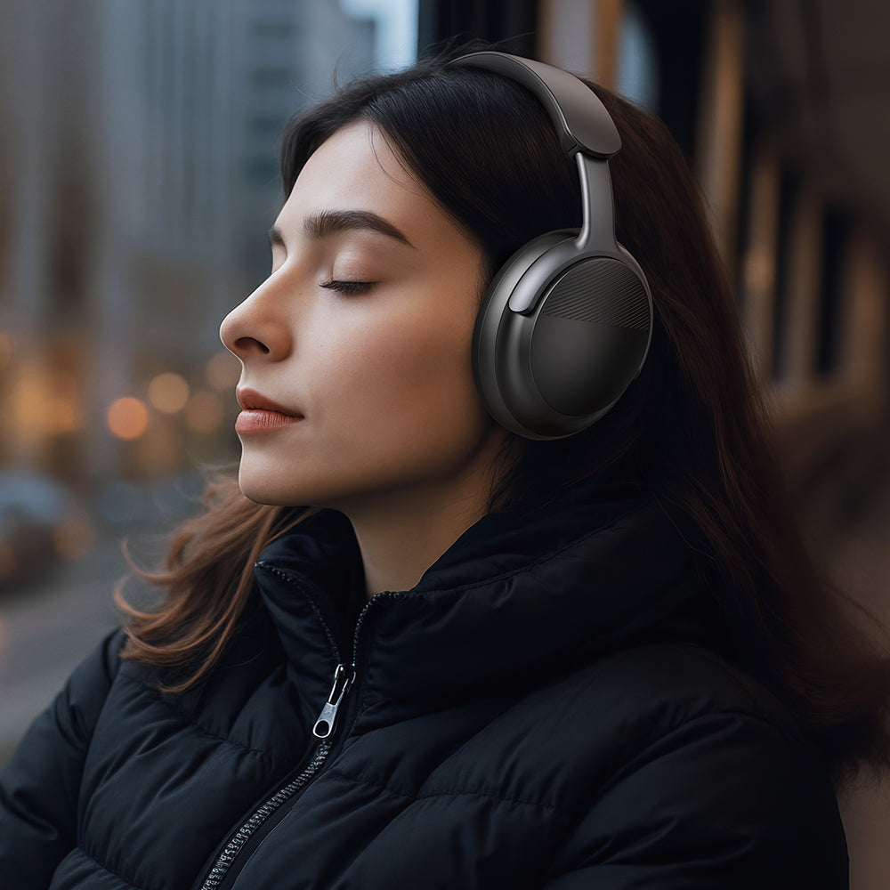 Superior Active Noice Cancelling Headphones with USB - C Port