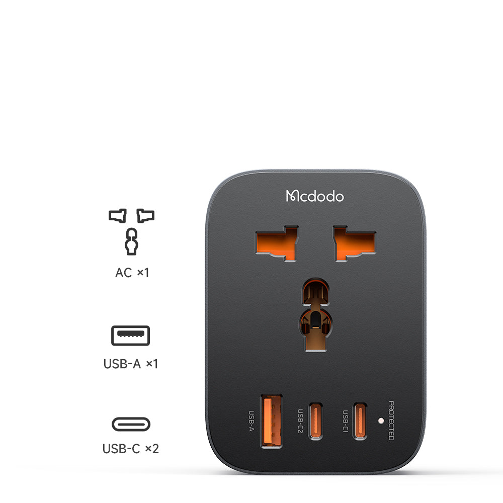 20W 2C+1A Universal Travel Adapter (UK)