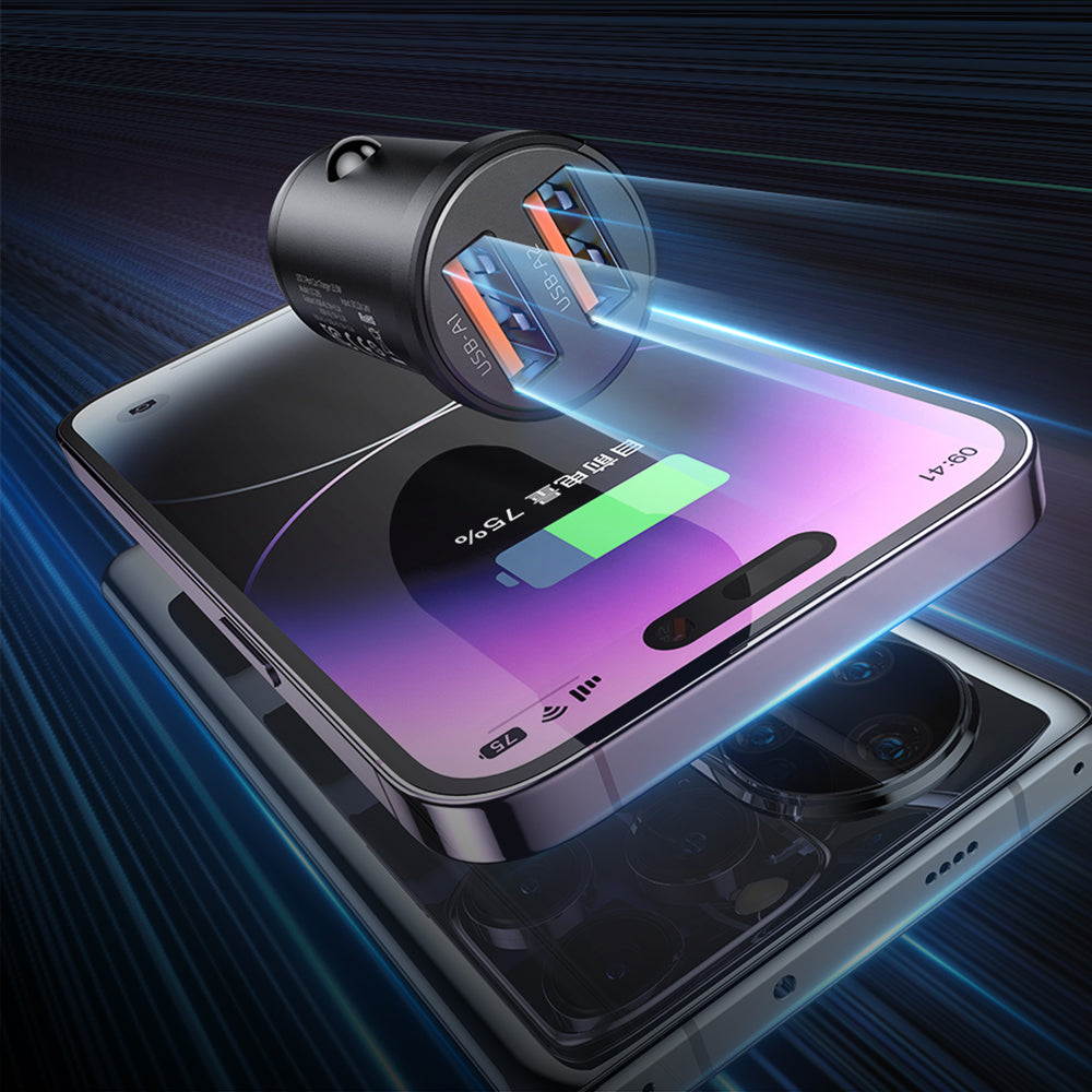 15.5W 2A Car Charger with LED