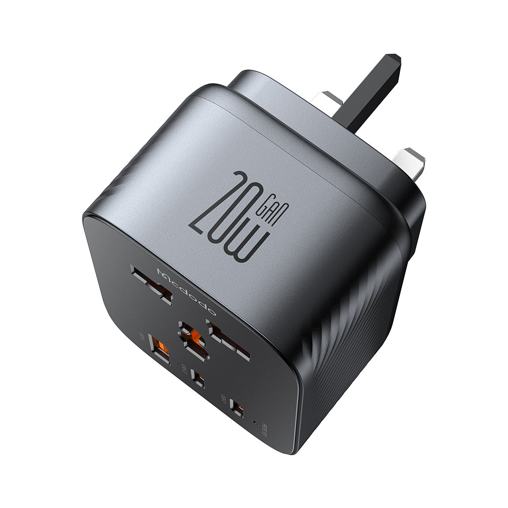 20W 2C+1A Universal Travel Adapter (UK)