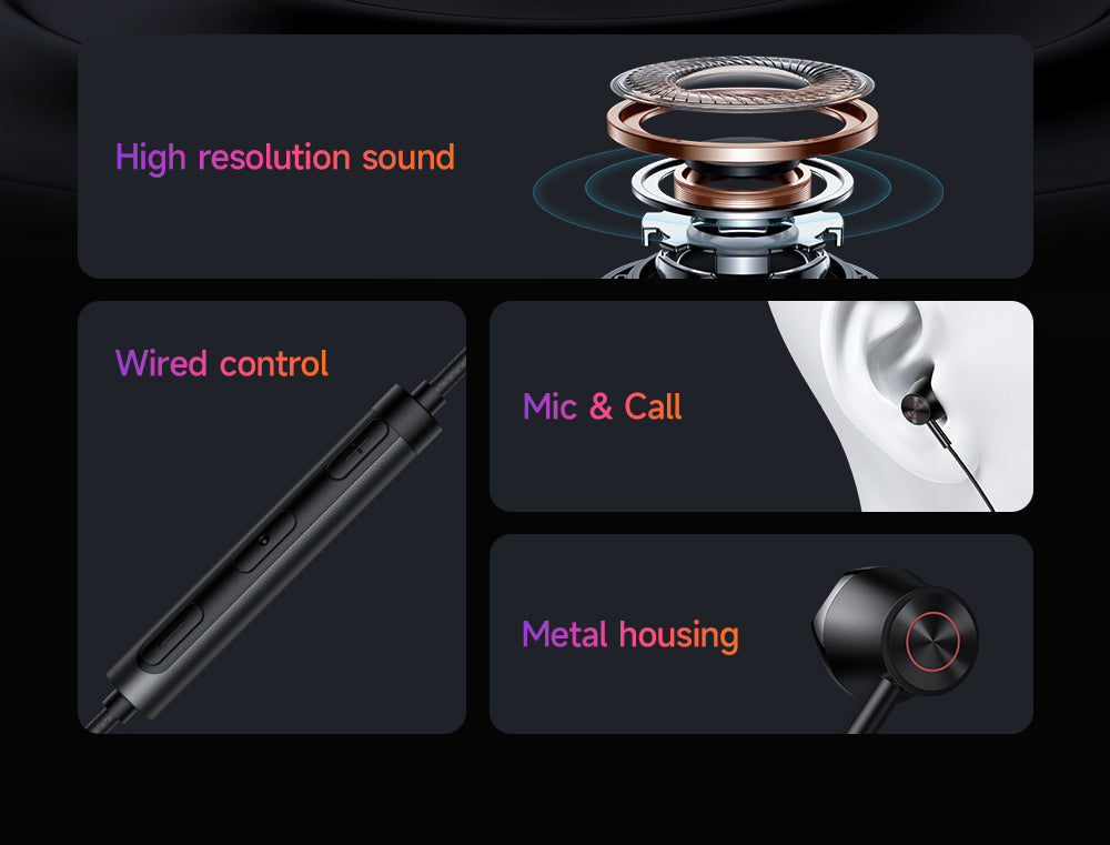 DC3.5 Wired Earphone (Flat-ear Version)