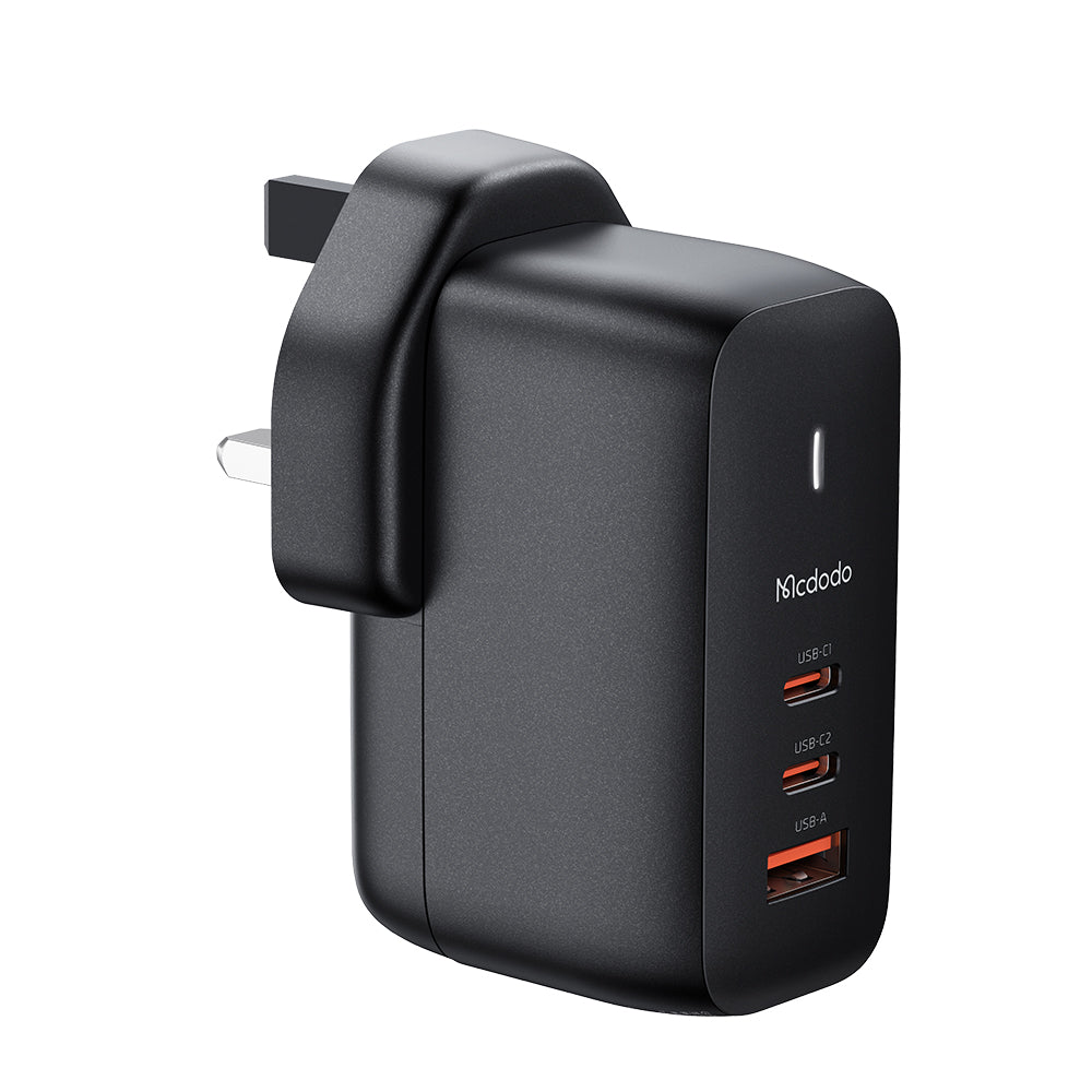 Mecha Series GaN 65W Dual Type-C + USB Mini Size Wall Charger (UK plug) Reddot winner 2021