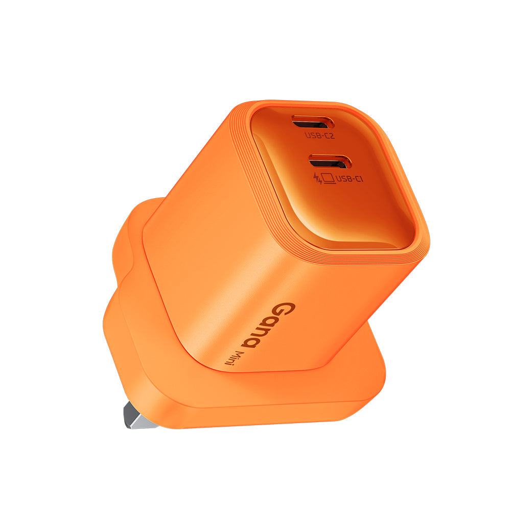 Gana Mini 45W Ultimate Mini GaN Charger with Dual USB-C Ports (UK)