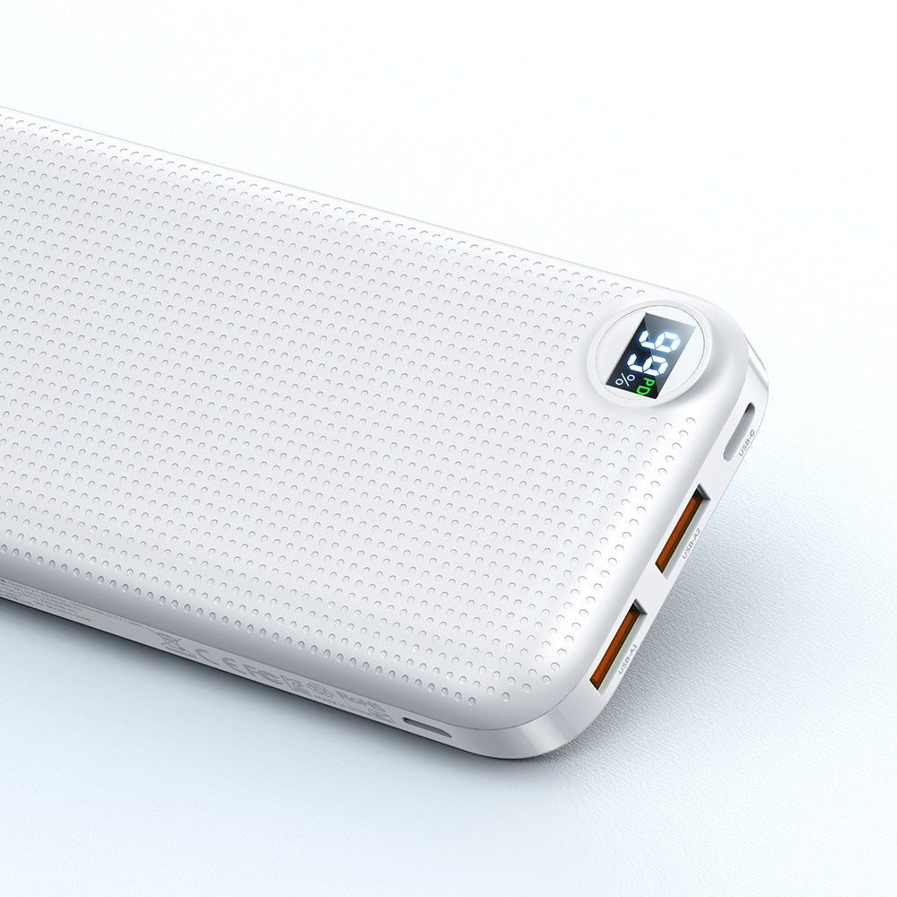 Longan Series 22.5W PD+QC 10000 mAh Power Bank with Digital Display