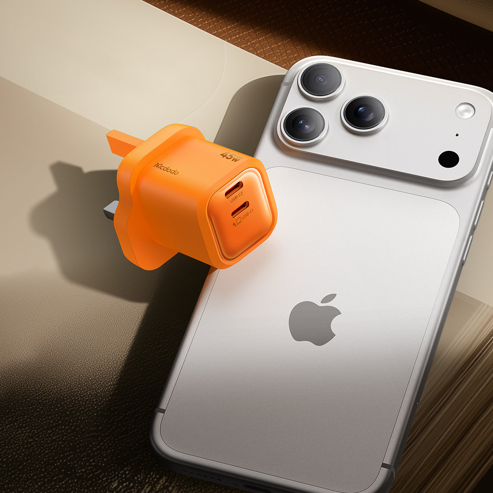 Gana Mini 45W Ultimate Mini GaN Charger with Dual USB-C Ports (UK)