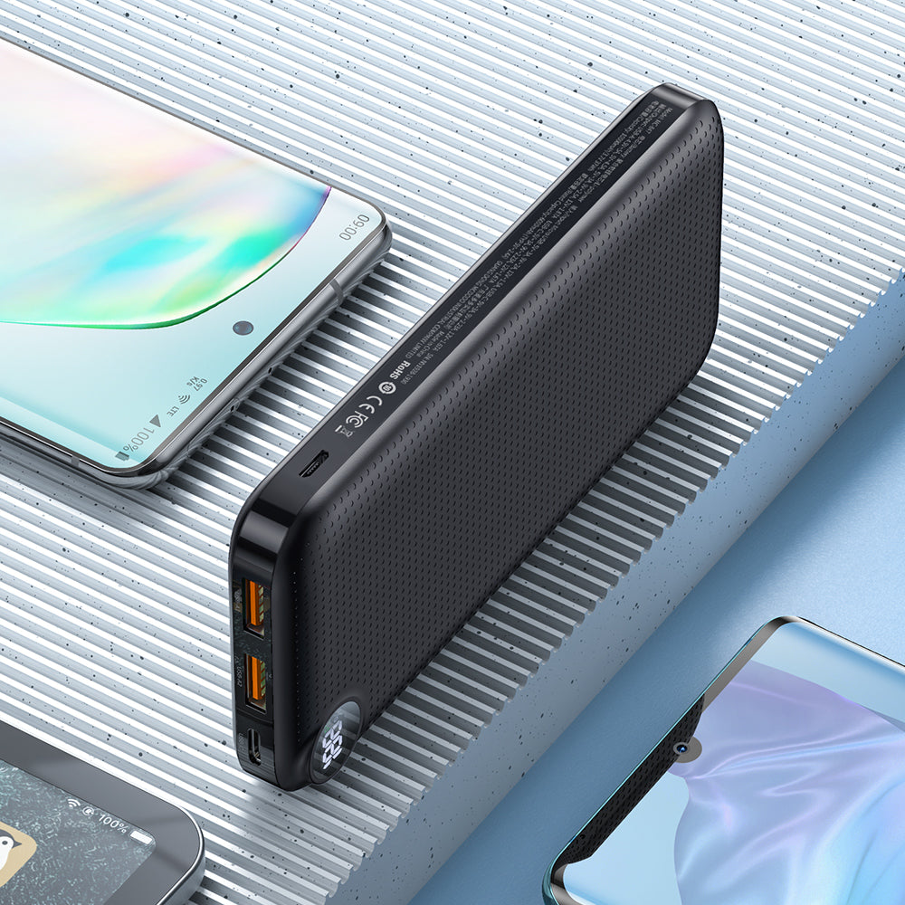 Longan Series 22.5W PD+QC 10000 mAh Power Bank with Digital Display