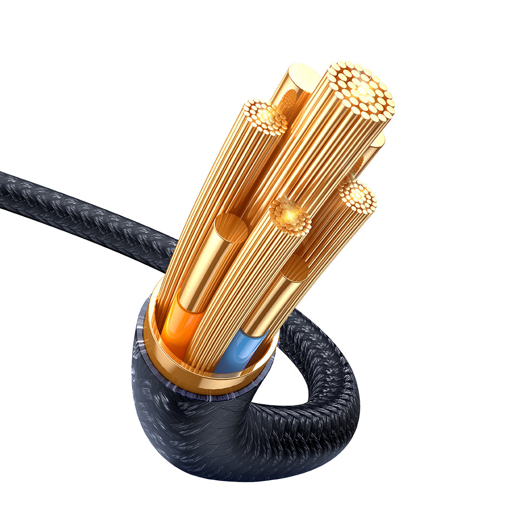 USB-A to Micro USB Cable with Charging Light 1m