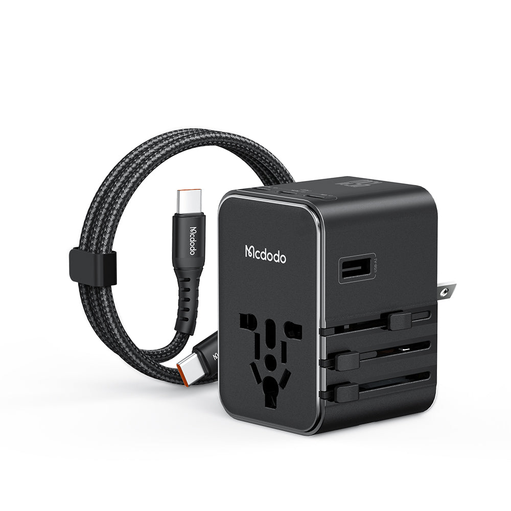 GlobePower 45W Universal Travel Adapter Kit (3 USB-C, 2 USB-A)