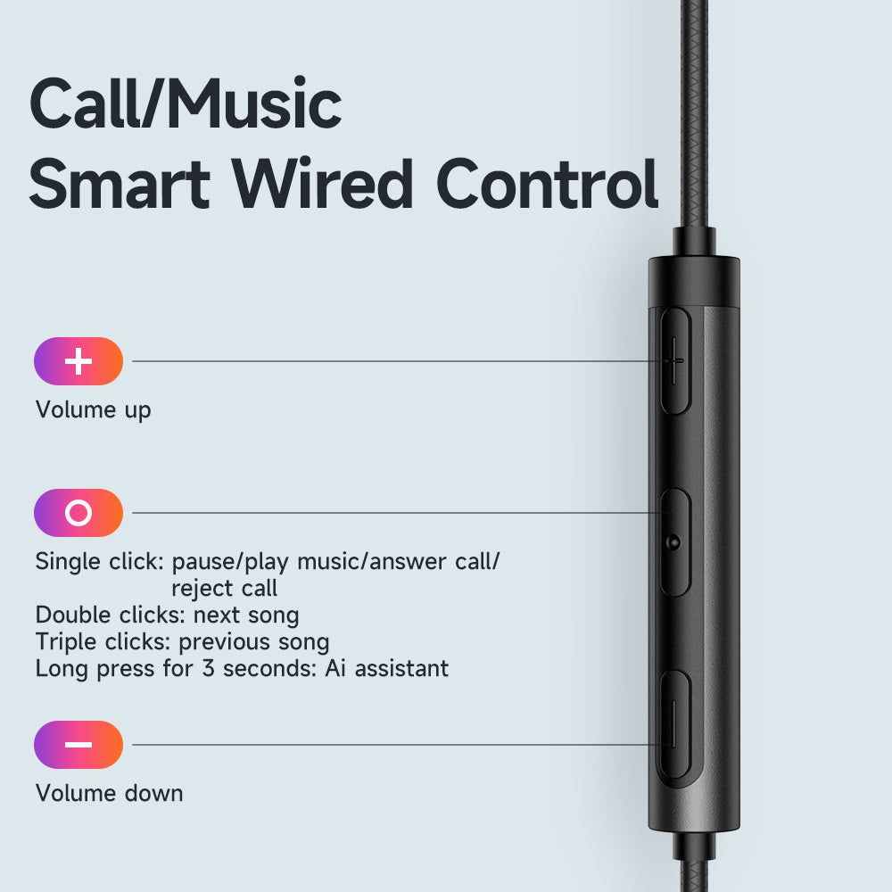 Type-C Wired Earphone (Flat-ear Version)