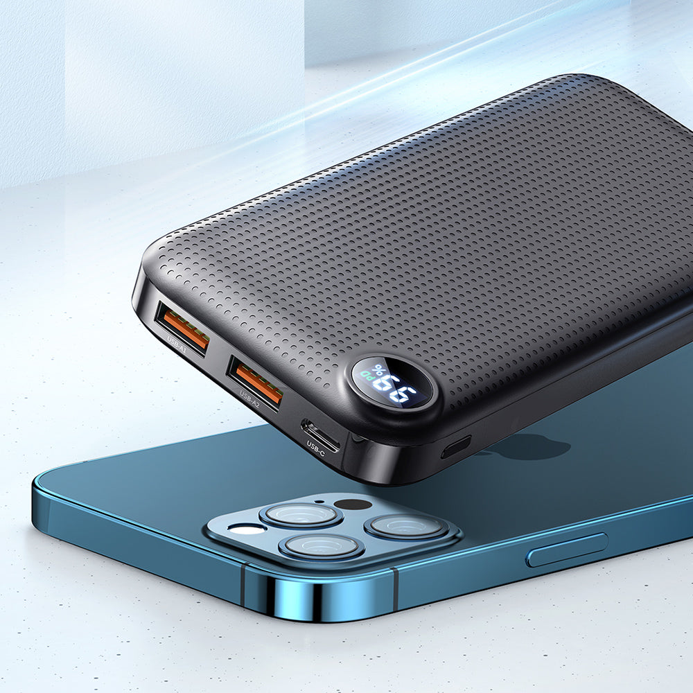 Longan Series 22.5W PD+QC 10000 mAh Power Bank with Digital Display