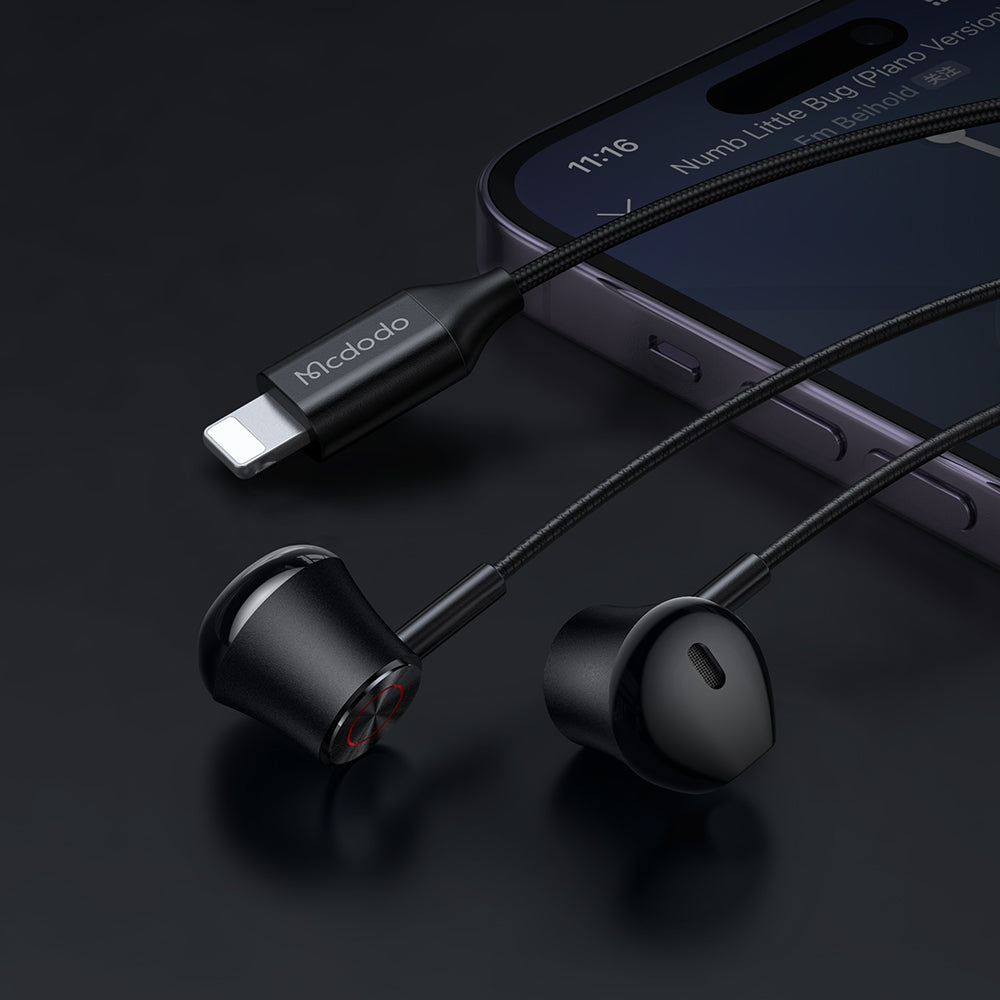 Lightning Wired Earphone (Flat-ear Version)