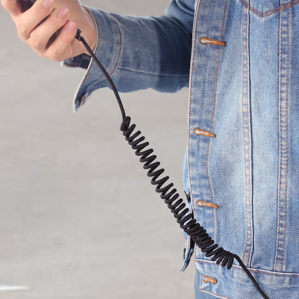 90 Degree Coil Lightning Data Cable 1.8m