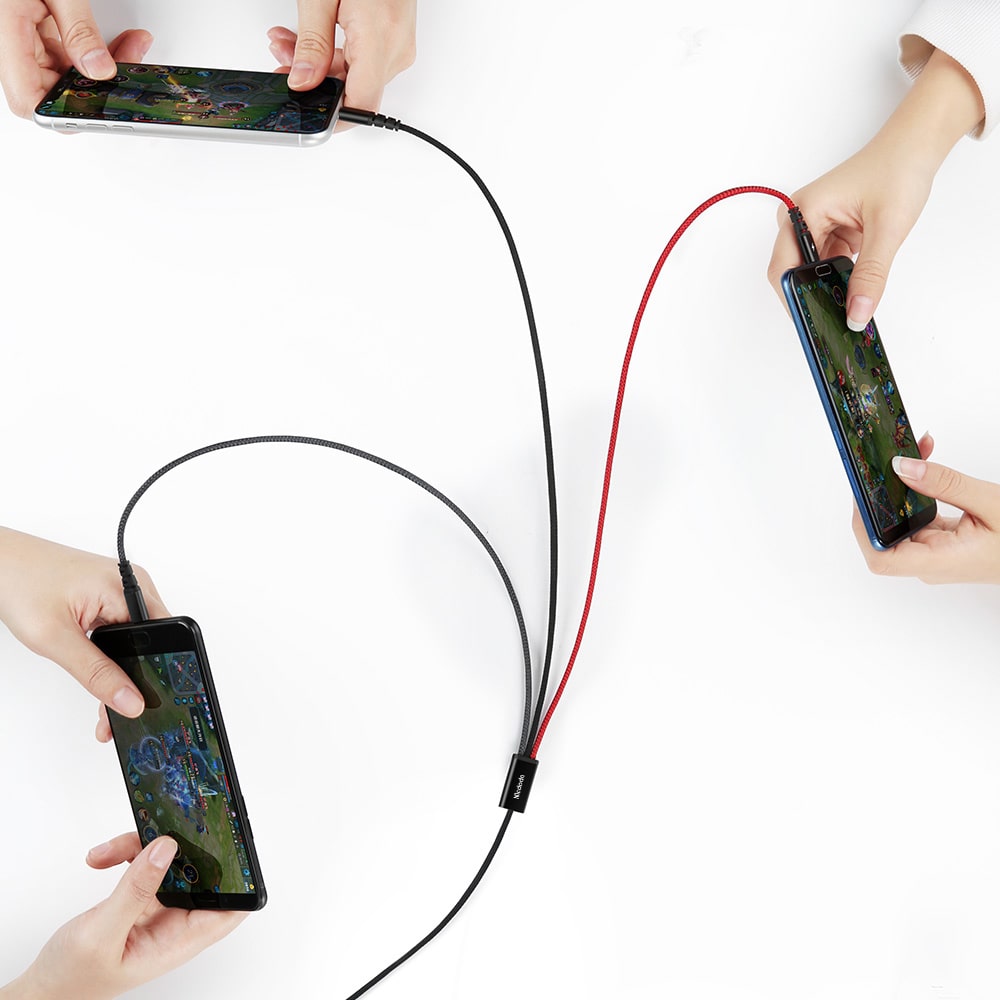 Armor Series 3 in 1 Lightning+Micro USB+Type-c Cable 1.2m