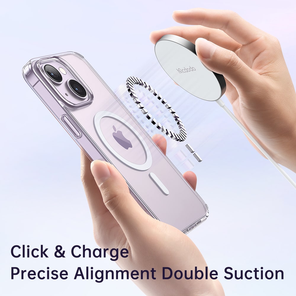 Magnetic Protective iPhone 14 Series Magsafe Phone Case Transparent