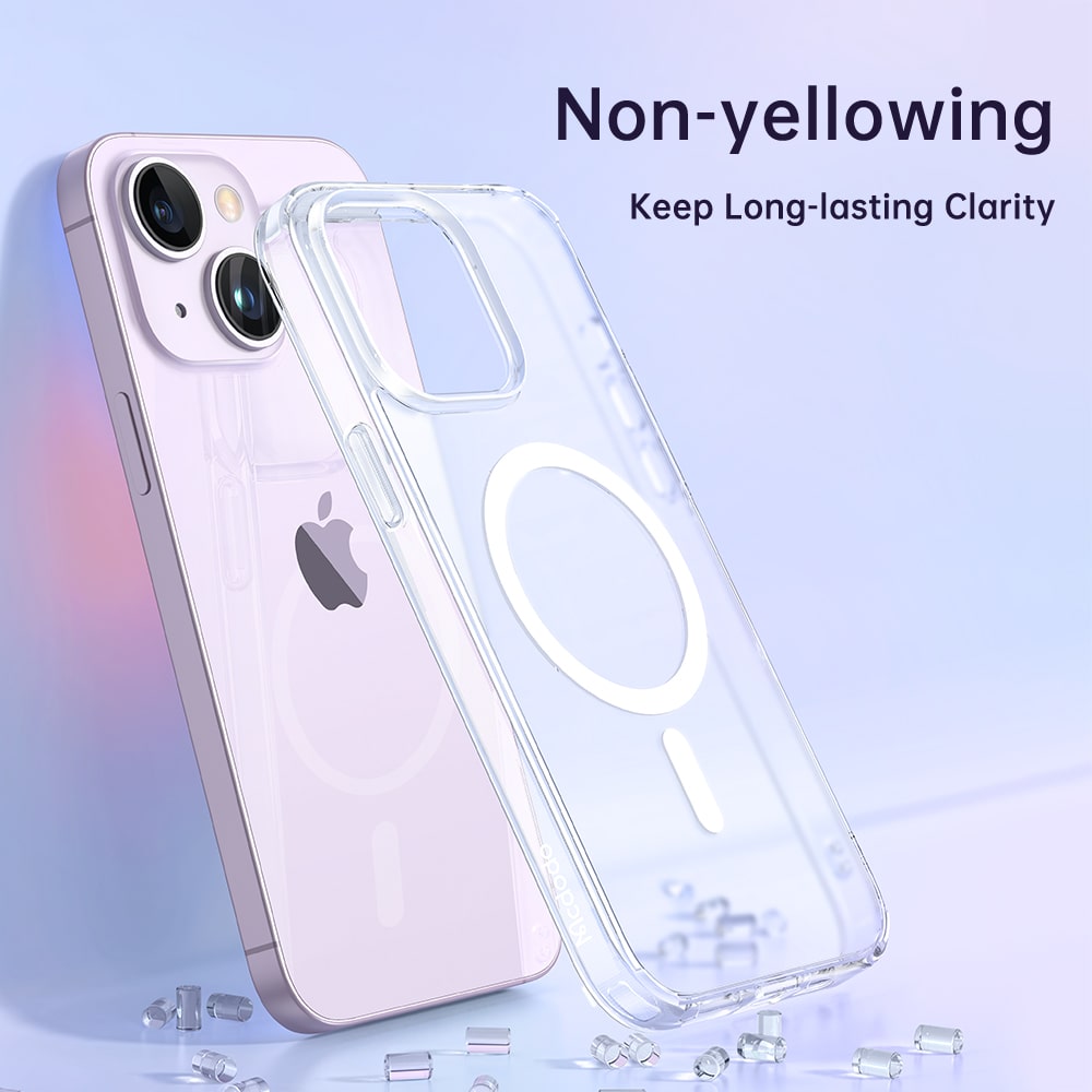 Magnetic Protective iPhone 14 Series Magsafe Phone Case Transparent
