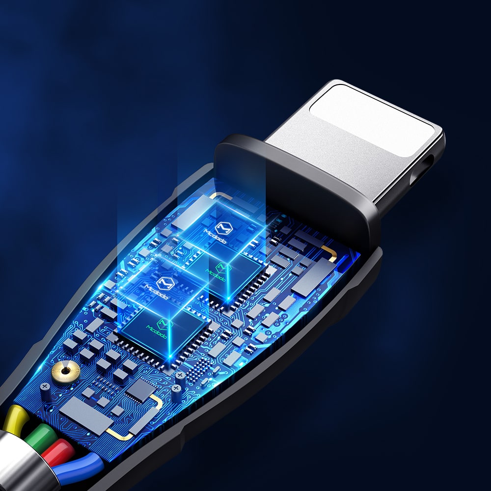Mamba Series 3 in 1 Lightning+Micro USB+Type-c Cable 1.2m