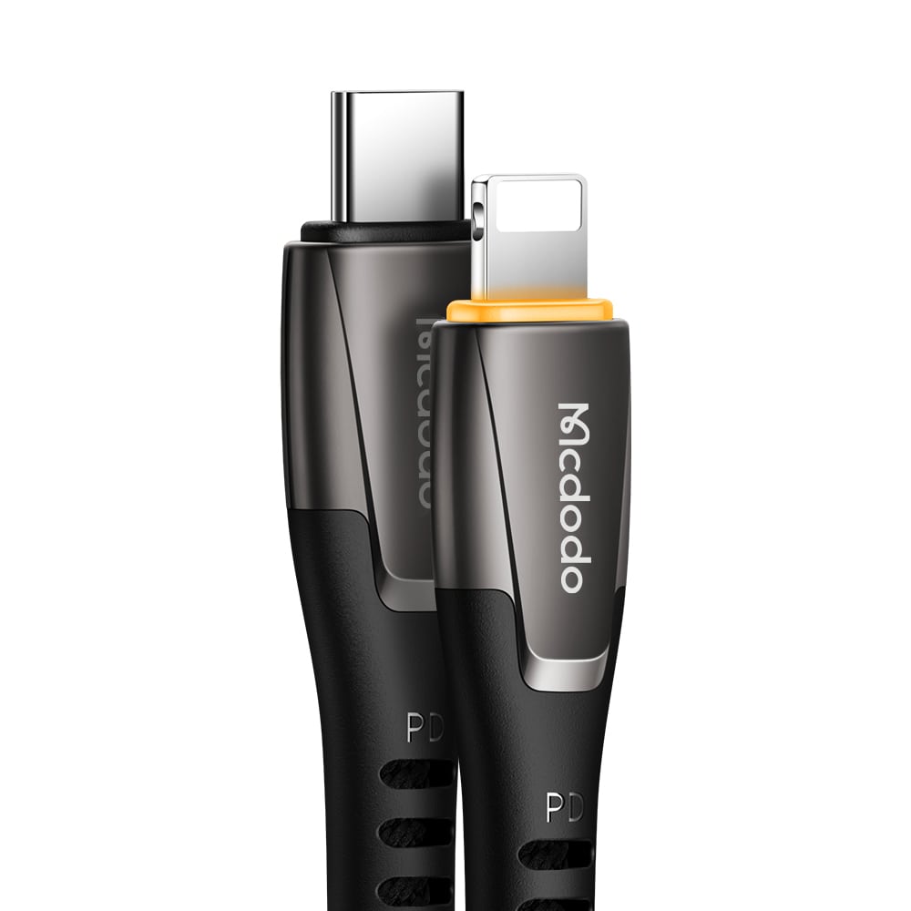 Porsche Series PD Type-c to Lightning Cable with LED 1.2m