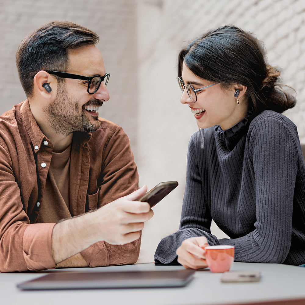 Speak A01 AI Translator Earbuds with Active & Environmental Noise Cancellation