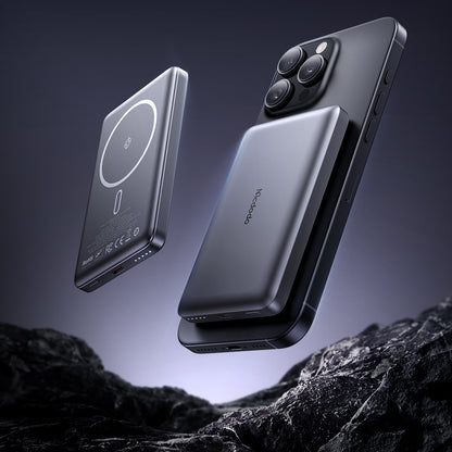 20W Magnetic Wireless Metal Ultra-Thin  10000 mAh 1C Power Bank