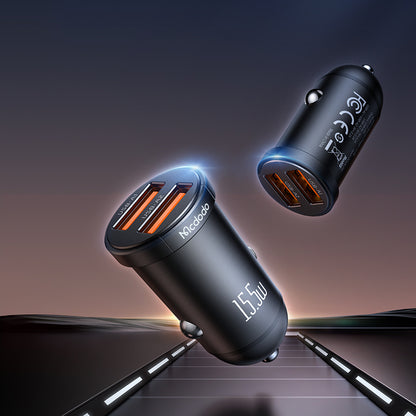 15.5W 2A Car Charger with LED