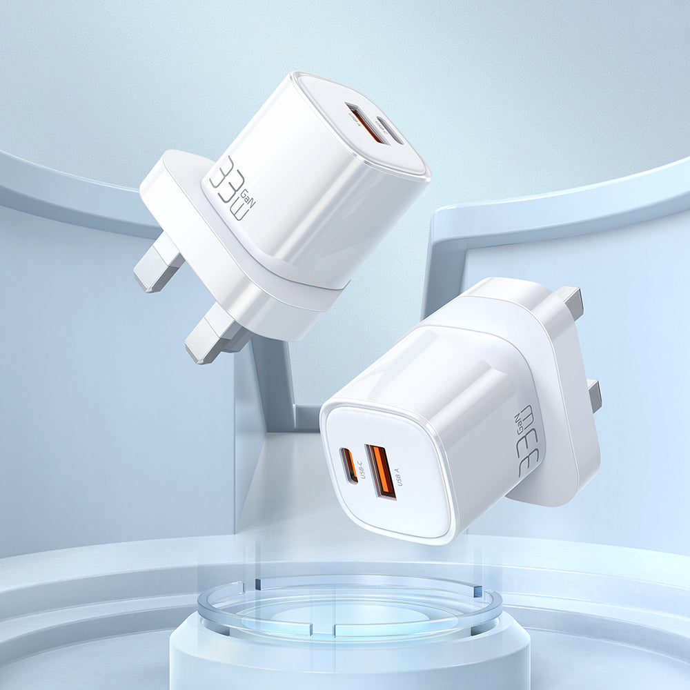 33W 1C+1A GAN Fast Charger (UK)