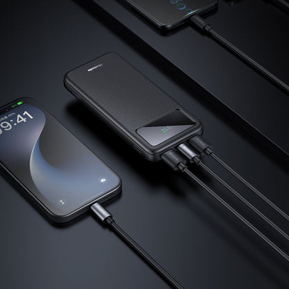 22.5W Large LED Display  10000 mAh 1C+2A Power Bank