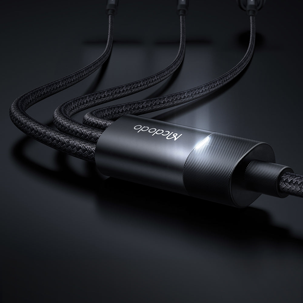 3 In 1 Multiple Nylon Braided Cable