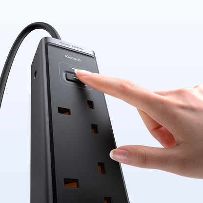 6-in-1 30W GaN Surge  Protection Power Strip (UK)