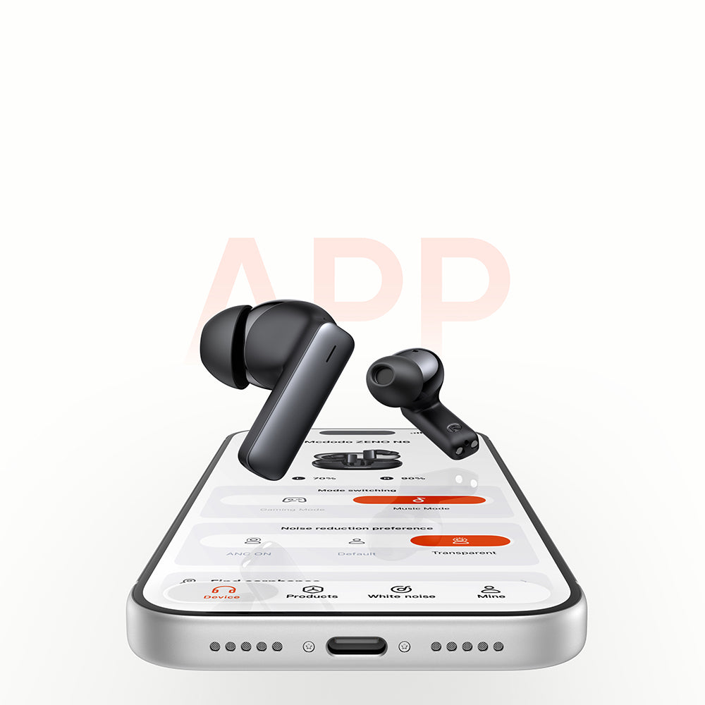 ZENO N6 ANC Wireless Earbuds with App Control