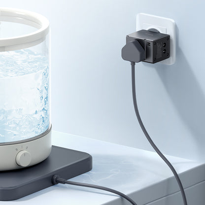 10.5W 2A+1AC Universal Travel Adapter  (UK/US/EU/AU)