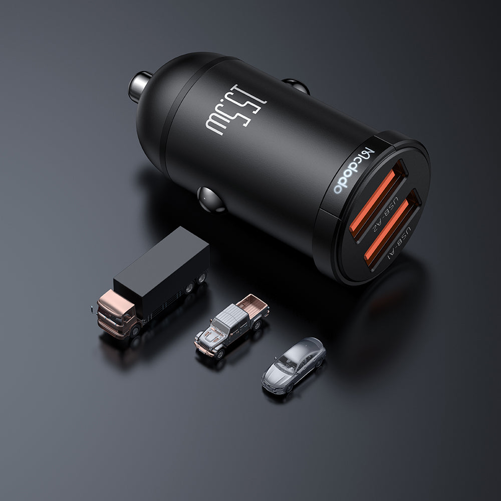 15.5W 2A Car Charger with LED