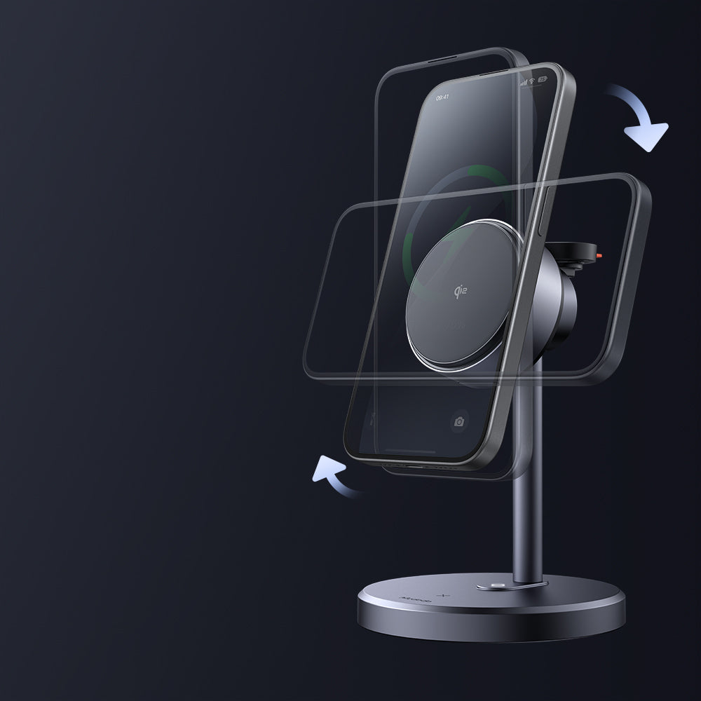 MagQ Qi2 Magnetic Wireless  Charging Station 3 in 1 Stand  (Qi2 Officially Certified)