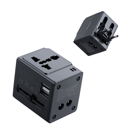 10.5W 2A+1AC Universal Travel Adapter  (UK/US/EU/AU)