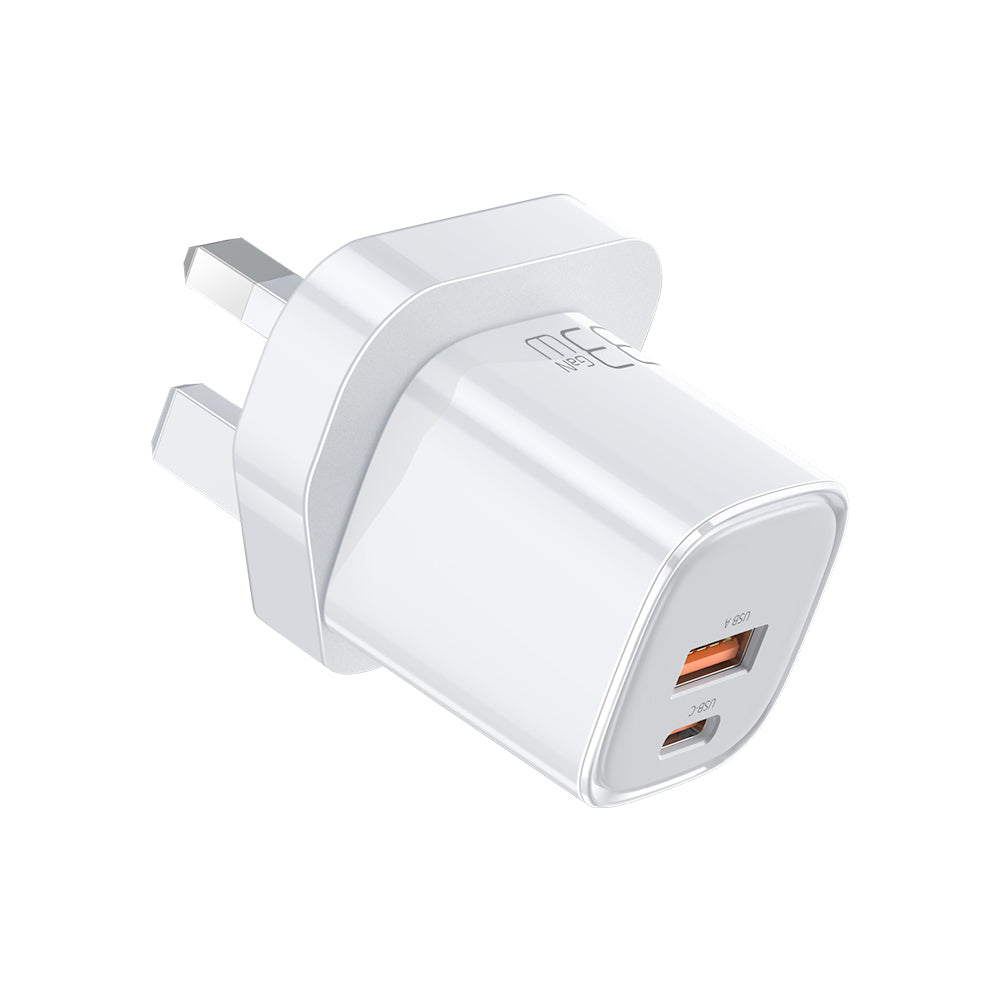 33W 1C+1A GAN Fast Charger (UK)