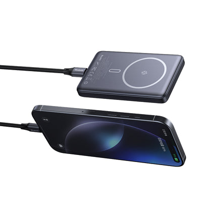 20W Magnetic Wireless Metal Ultra-Thin  10000 mAh 1C Power Bank