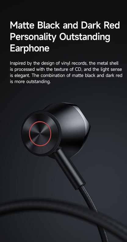 DC3.5 Wired Earphone (Flat-ear Version)