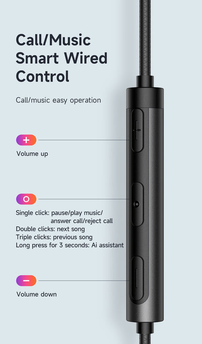 DC3.5 Wired Earphone (Flat-ear Version)