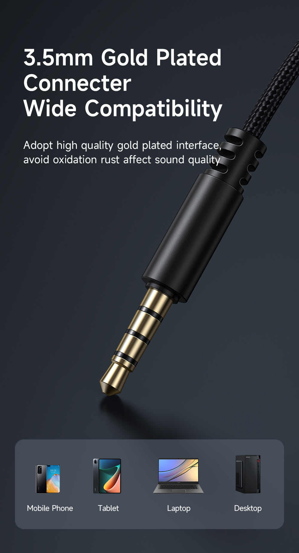 DC3.5 Wired Earphone (Flat-ear Version)