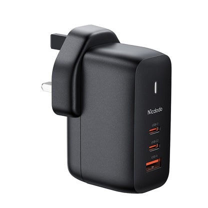 Mecha Series GaN 65W Dual Type-C + USB Mini Size Wall Charger (UK plug) Reddot winner 2021