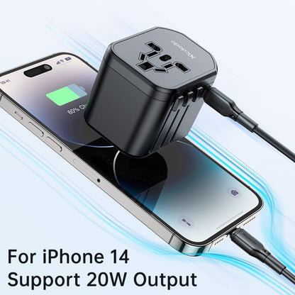 20W PD Fast Charging Universal Travel Adapter