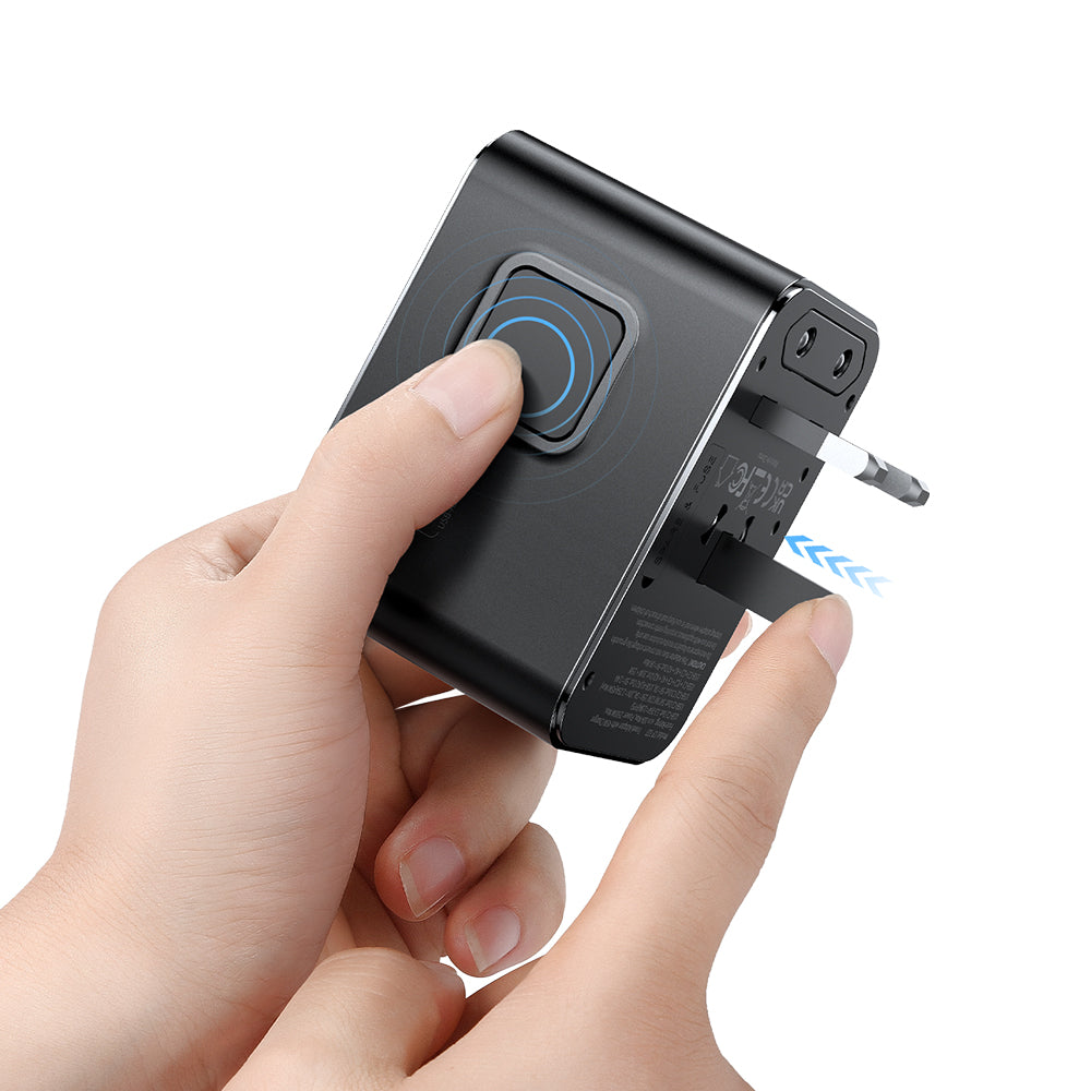 GlobePower 45W Universal Travel Adapter Kit (3 USB-C, 2 USB-A)