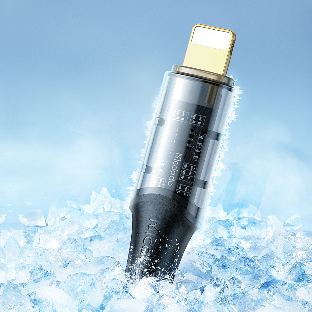 36W Type-C to Lightning Transparent  Data Cable 1.2m