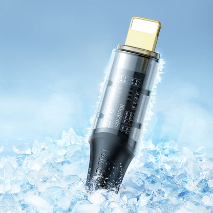 36W Type-C to Lightning Transparent  Data Cable 1.2m