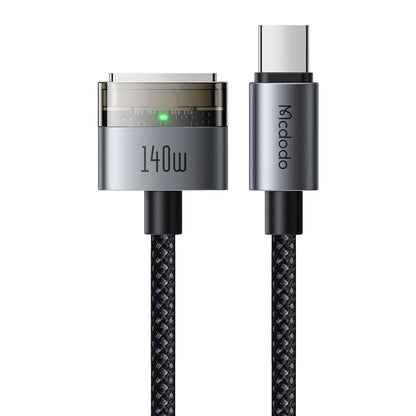 Cab Luma 140W USB-C to Magsafe 3 Cable with Indicator Lights