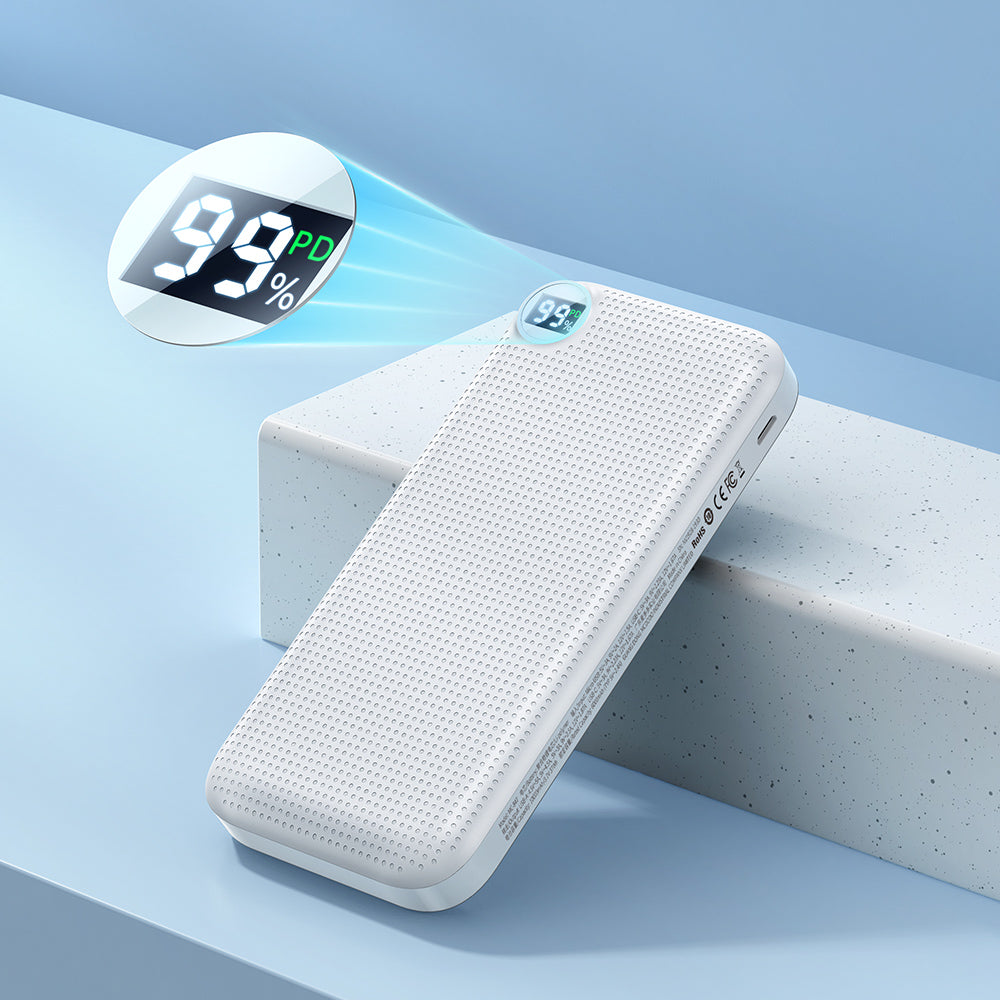 Longan Series 22.5W PD+QC 10000 mAh Power  Bank with Digital Display