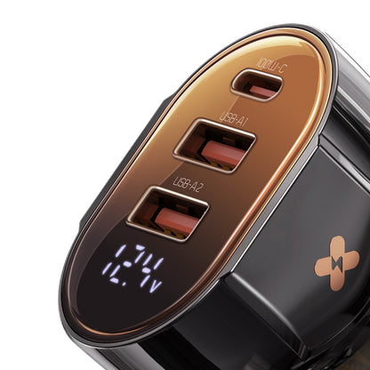 100W Digital Display 2C+1A  PD Fast Car Charger