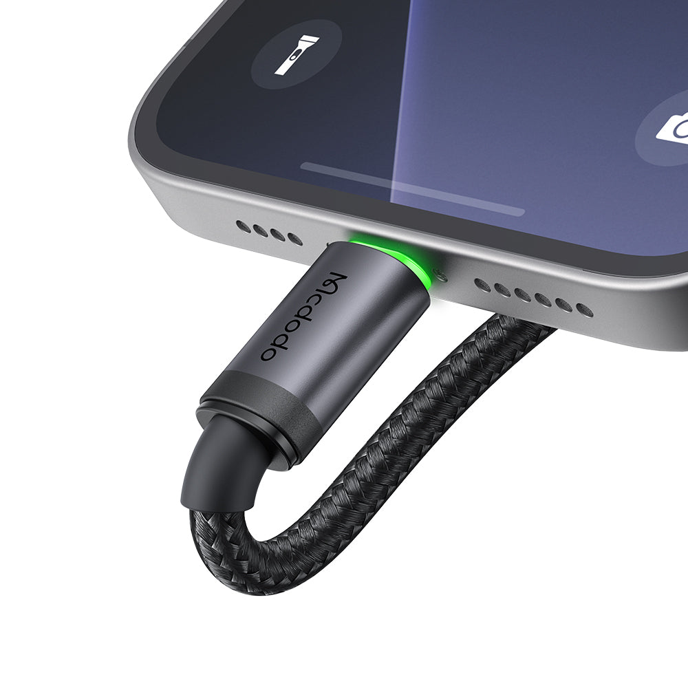 36W USB-C to Lightning  Cable with Charging Light 1m