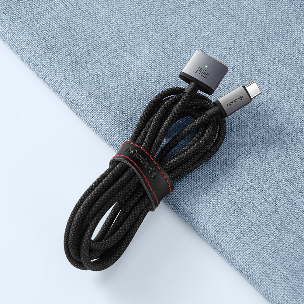 140W USB-C to Magsafe 3  Magnetic Cable with LED 2m