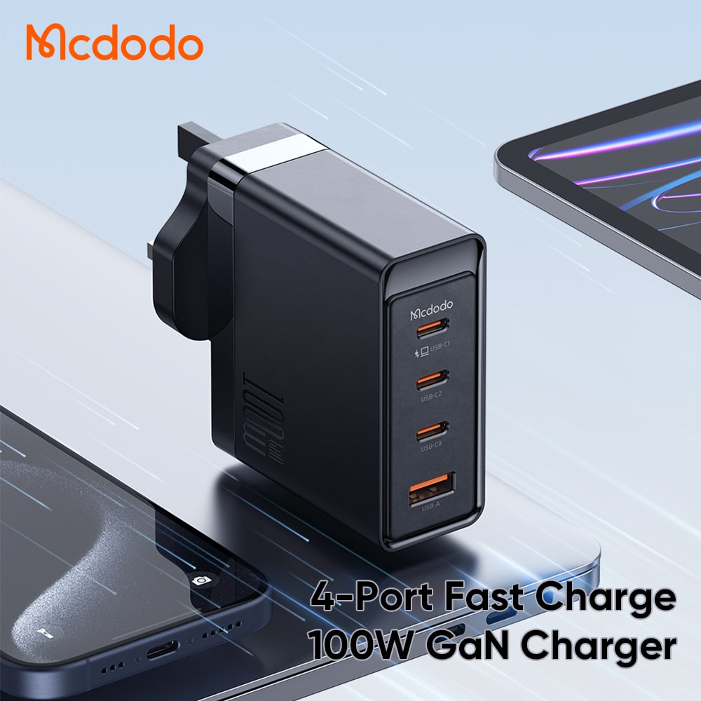 Mcdodo 100W GaN 4-Port Fast Charger