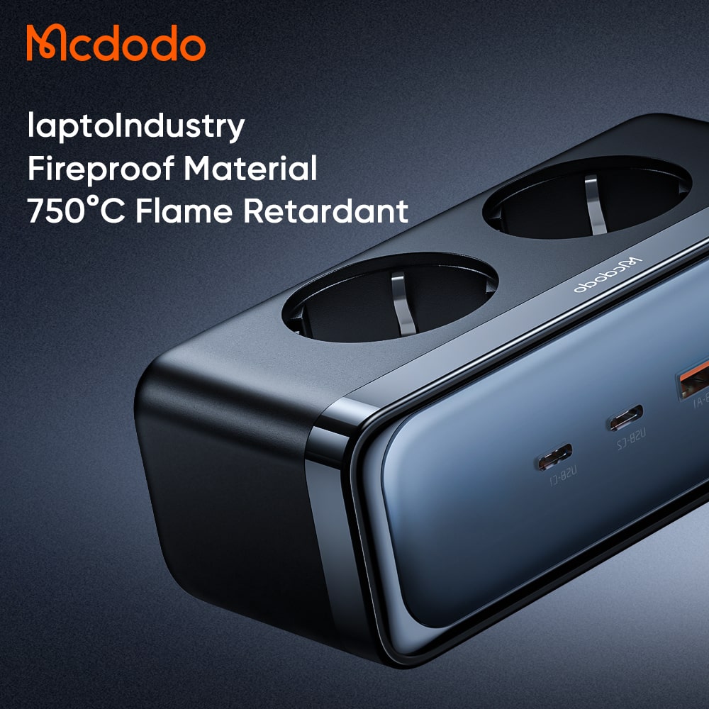 Mcdodo 6 in 170W GaN Lightning Protection Power Strip